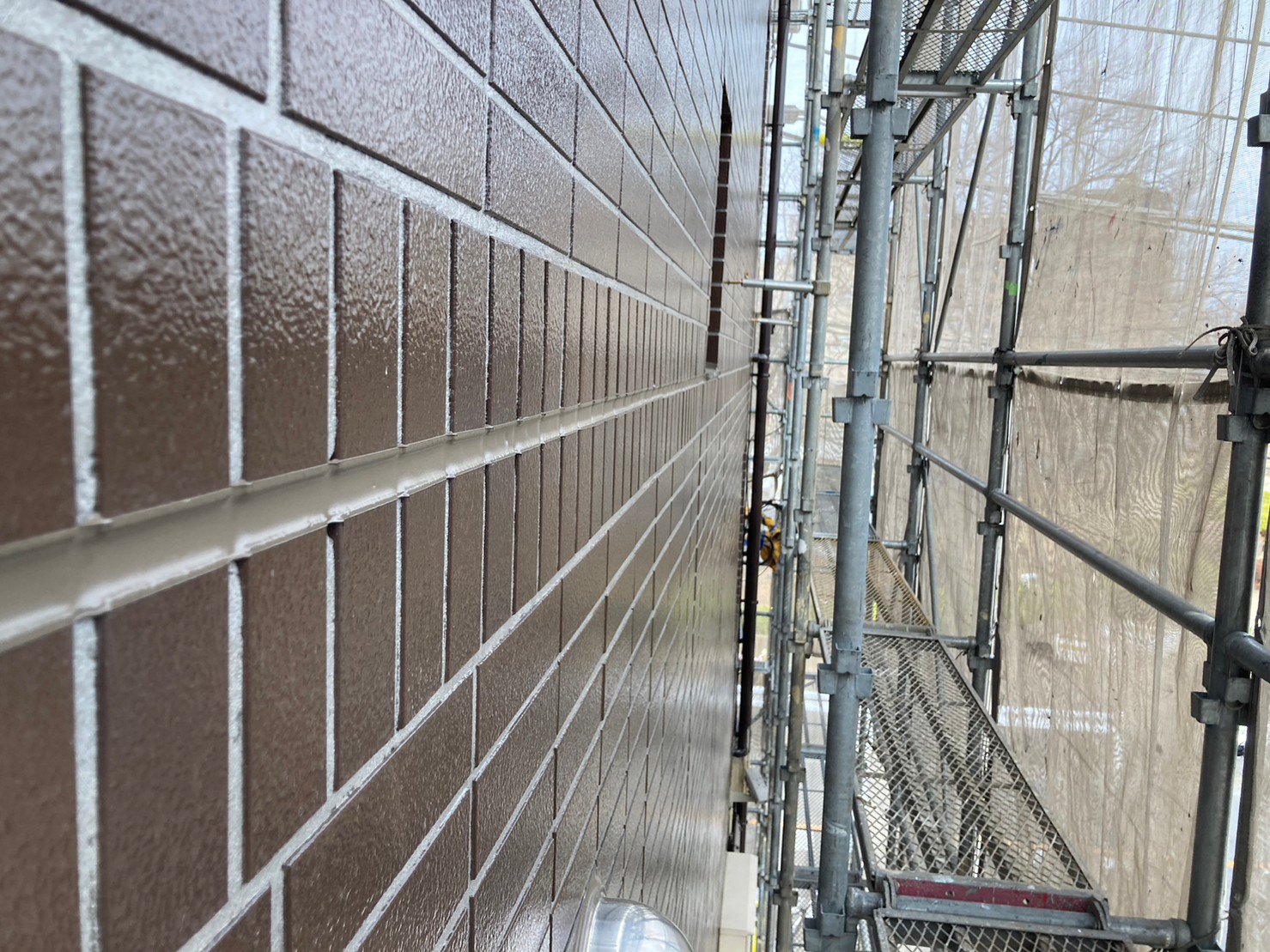 足立区 外壁防水塗装工事